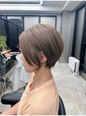 20代30代40代50代耳かけショートナチュラルショートカット前髪