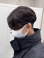 フィフス 名駅(fifth)&nbsp;ニュアンスパーマセンターパートコンマヘア韓国ヘアツーブロック