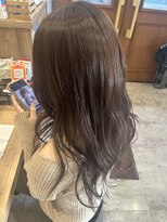 スタイル(STYLE)&nbsp;ブリーチなしカラー　ニュアンスカラー　サラ艶ロング