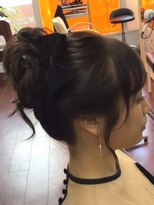 ヘアサロン ユニティ(Hair Salon Unity) ポニてカーリー