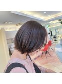 外ハネショートボブ