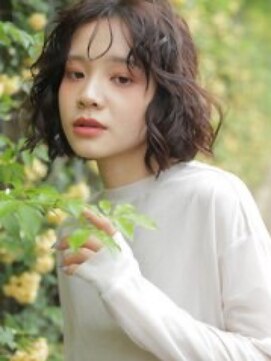 マーシュアトレ(marshu atre) 【marshu atre】大人ミディアムボブ×ウェーブ