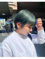 クプラ(Qpula)&nbsp;【qpula 久芳未鈴】ショートヘア/ モスグリーン/ショート