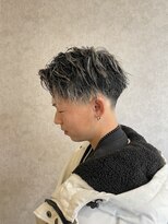 レガシーヘアーデザイン(Legacy hair design)&nbsp;【Taku】ホワイトメッシュ×ショートスタイル♪　天神/今泉