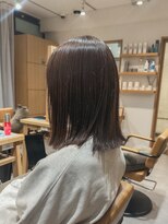 クラップス 上大岡(CLAPS)&nbsp;切りっぱなし/ロングボブ/ミディアムボブ/透明感グレージュ