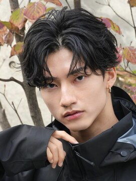 フィフス 仙台(fifth) 仙台ニュアンスパーマセンターパートフェザーパーマ毛流れパーマ