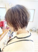 【morio成増 セリザワ】ショートボブ ワンカールパーマ