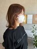 ブリーチ無しダブルカラー＋oggiottoTR＋前髪/顔周りカット￥11,550