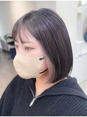 ミルクティーベージュ/イヤリングカラー/ボブ