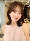 20代30代40代レイヤーカットミニウルフデジタルパーマくびれヘア