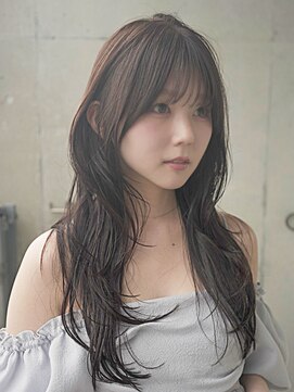 ホロン 池袋(HOLON) 池袋HOLON/レイヤーカット/ハッシュカット/暗髪ロングヘア