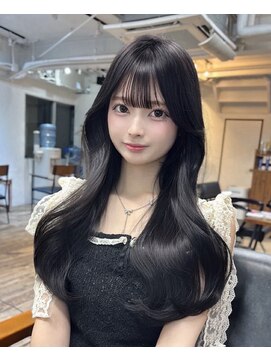 エル バイ ホーム(L by HOME) 巻いて可愛いレイヤーカット/ブルーグレー/就活、学生カラー