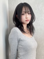 ジーナ 福岡天神(Zina)&nbsp;ワンホンヘア/ワンホンレイヤー/ミディアムヘア/Zina福岡天神