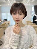 ショートボブ髪型30代40代50代前髪あり前髪なし面長丸顔【荒牧】