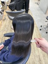 ロンドシエル 横浜(Lond ciel)&nbsp;暗めカラー/ショート/前髪/レイヤー/髪質改善/縮毛矯正/横浜