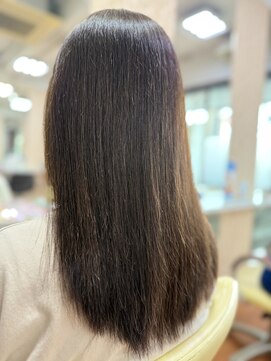 アークスヘアー 20代30代40代大人可愛い髪質改善小顔艶感ミディグレージュ