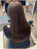 クラゲヘアー/小顔に見せるヘア/ココアベージュ/梅田