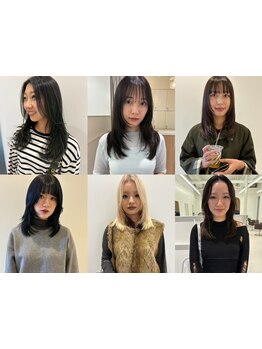 顔周りカットで印象ががらりと変わる！骨格や毛流れを見極め、結んでも可愛い垢抜けスタイルを作ります＊