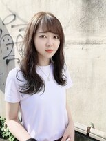 トンネルヘアー(Tunnel hair)&nbsp;王道ワンレン前髪