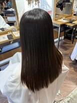 アヴァンスアンス 広島袋町店(AVANCE.ens)&nbsp;着物ヘア/大人ガーリー/ダークアッシュ/似合わせカット/本通