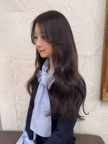 エル バイ ホーム(L by HOME)&nbsp;ラベンダーヘア　春カラー　透明感カラー　流れるお顔周り