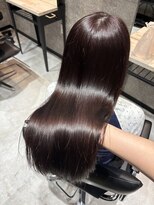 アネロ 名古屋(anhelo)&nbsp;メテオカラーで艶ラベンダー