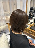 アッシュブラウン×髪質改善ケアカラー