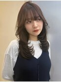 ハッシュカット・ハッシュレイヤー・マロンベージュ　lll