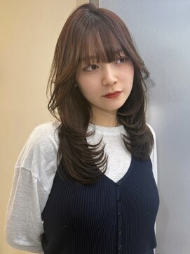 アイヴァン(AIVAN) ハッシュカット・ハッシュレイヤー・マロンベージュ lll