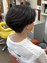 ヴィサージュ(VISAGE) メンズ センターパート フェザーパーマ