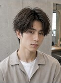 メンズパーマニュアンスパーマツイストスパイラル毛流れ