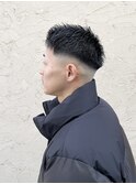 メンズショート×スキンフェード