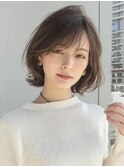 【ブルベ夏30代】シアーグレージュボブ