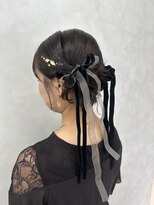 アロン(ALLON)&nbsp;肩位の髪の毛でもアップできます！