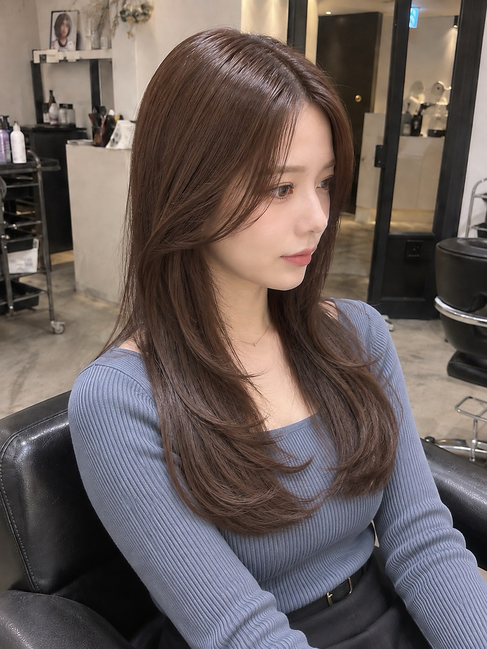 テーラヘアー 南柏店(TELAHAIR)&nbsp;艶感たっぷりロングレイヤー