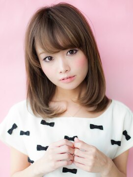 アフロート ディル(AFLOAT D'L) 《AFLOATディル裕二朗》大人可愛いワンカールセミロングヘア