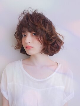 ムーン(moon) 大人愛され☆ラフさと甘さが可愛い☆マッシュ小顔ボブ