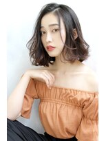 ラエティス(Laetus)&nbsp;【Laetus大和西大寺】大人アンニュイボブ×グラデーションカラー