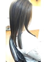 サンクスヘアー(Thanks hair)&nbsp;[Thanks  hair]  ストレート×ネイビー