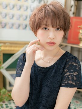 カバーヘア ブリス 上尾西口店(COVER HAIR bliss) ■ミルクティーブラウン韓国マッシュ112★上尾20代30代40代