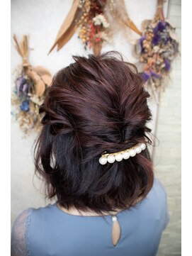 オラ ボーテ(Aura Beaute) 『AuraBeaute 京都』結婚式 お呼ばれヘア ハーフアップ