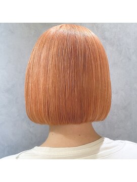ミル 今治(1003 mille IMABALI) 韓国風オレンジカラーのボブヘア【1003mille】