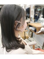 ラブクロムトーキョー オモテサンドウ(LOVECHROME OMOTESANDO)&nbsp;ショコラベージュメルティカラー☆くびれヘアカールベビーバング