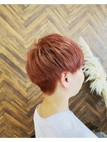 ヘアーデザイン ピニック(hair design P2C)&nbsp;ピンクベージュ　ブリーチ