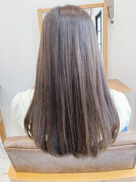 ホウナンミッデイ(方南Midday) オリーブグレージュ　ストレートロング