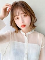 レア 表参道(L'ea)&nbsp;○黒髪クラゲヘアーオリーブグレー小顔ココアベージュ