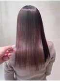 美髪ロング_外ハネボブセクションカラーペールベージュ_ba380071