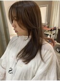 大人かわいいフェザーバングくびれヘア10代20代30代新宿