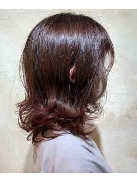 ヘアーリゾートガーデン 南林間店(Hair Resort Garden) チョコレート/グラデーションカラー/ハッシュカット