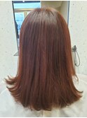 艶、透明感のある暖色カラー
